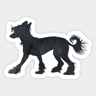 Chinese Crested Dog Art Sticker